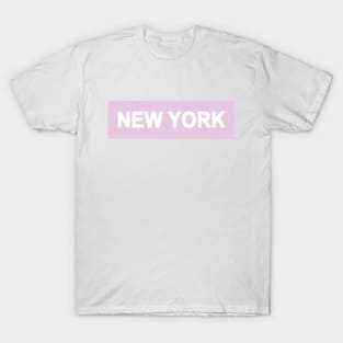 Lavender New York T-Shirt